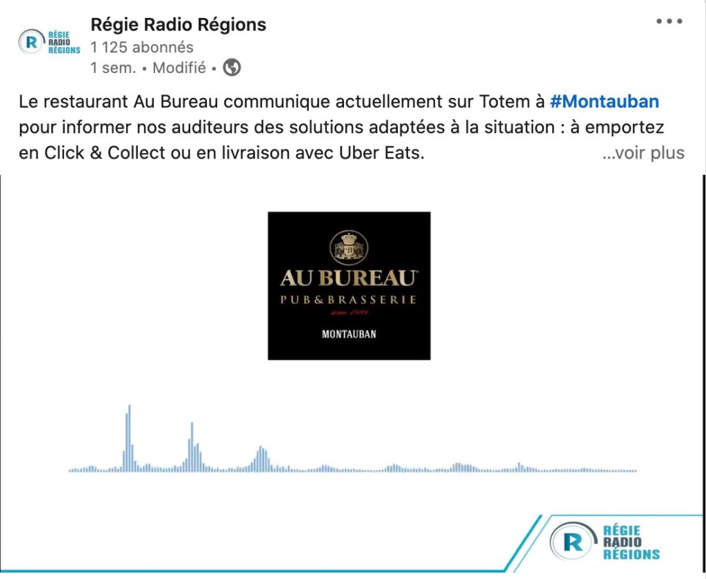 Linkedin Régie Radio Régions